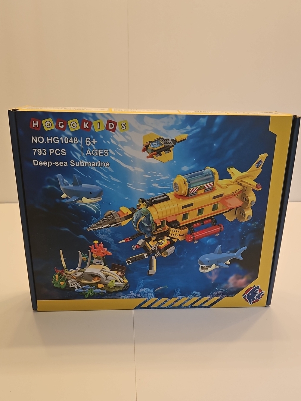 Hogokids Yellow Deep-Sea Submarine Building Set - 793 PCS 6+ GUC